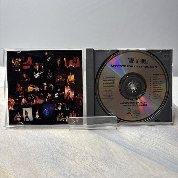 Appetite for Destruction by Guns N' Roses (CD, 1990) - Picture 3 of 4